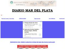 Tablet Screenshot of diariomardelplata.com.ar